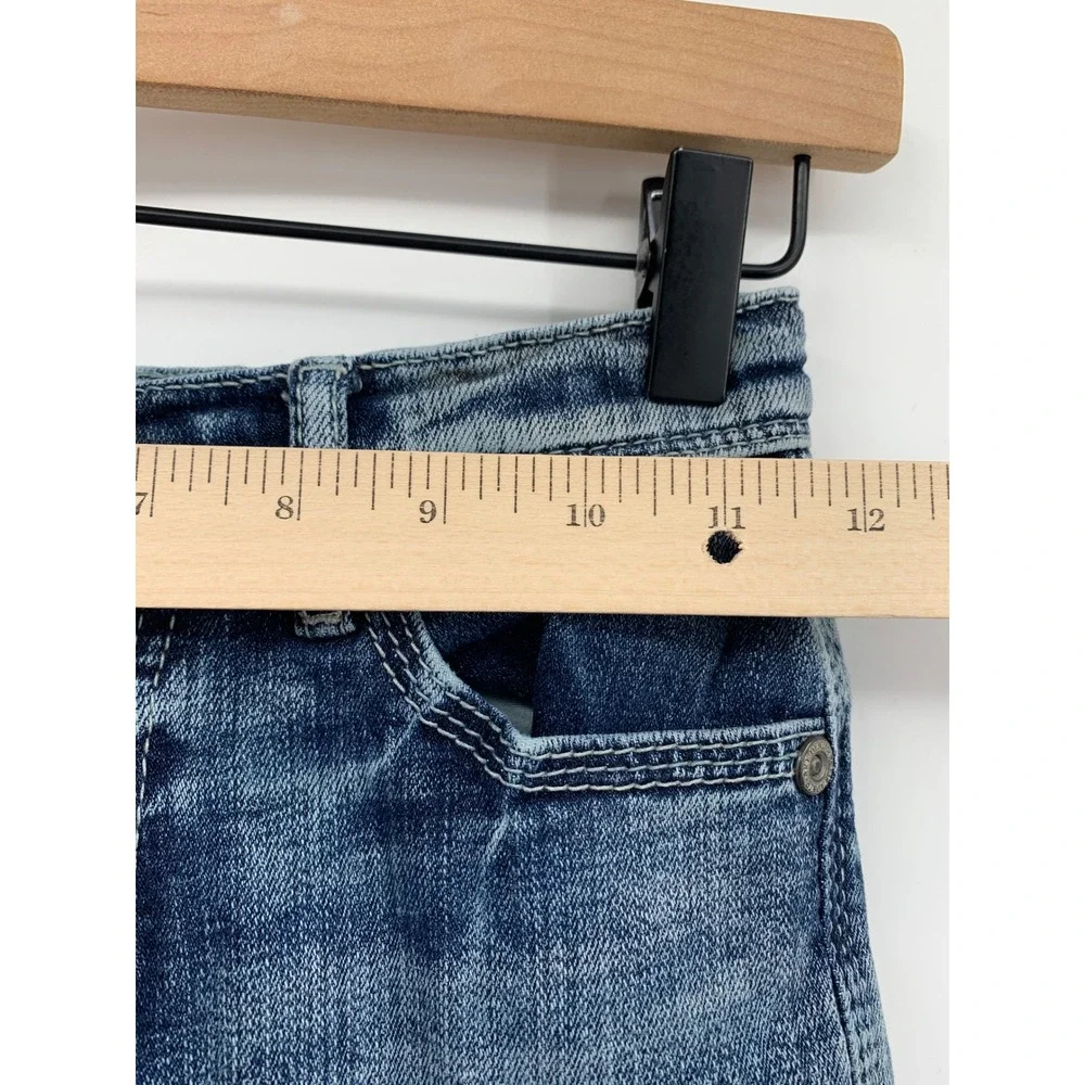 BKE Conner Jeans Boys 10 Blue Straight Adjustable Waist Denim Pants